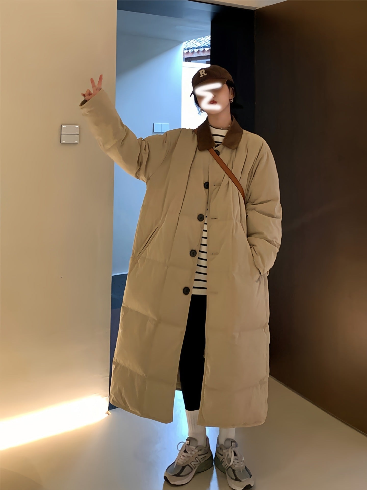 Loose Thick Design Sense New Down Cotton Jacket Women's Mid-length Loose Thick Design Sense New Down Cotton Jacket Women's Mid-length