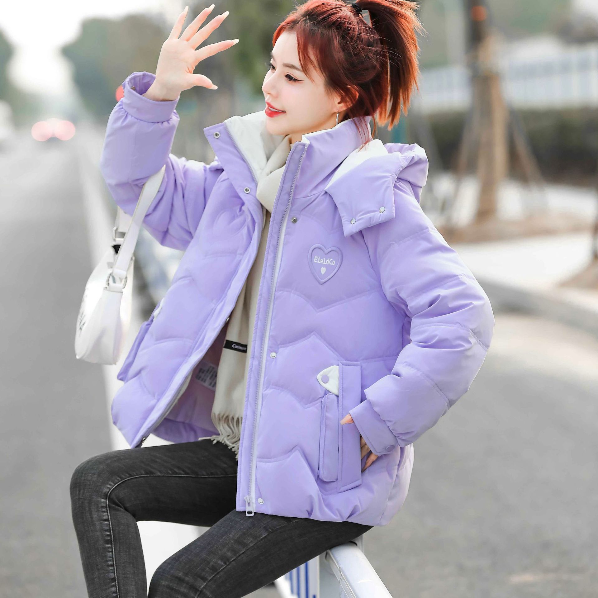 Warm Coat Versatile Fashion Korean Style Loose Warm Coat Versatile Fashion Korean Style Loose