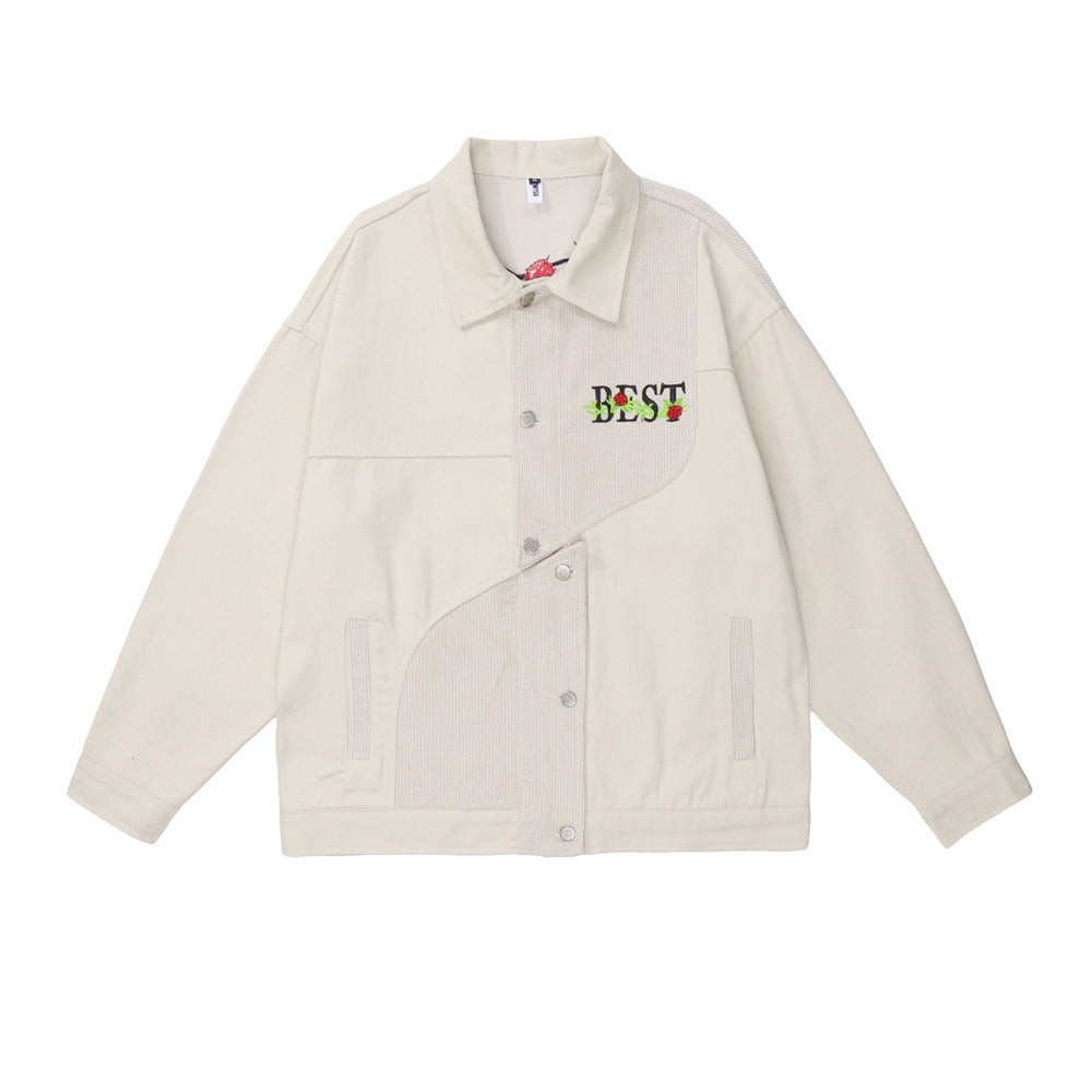Embroidered Letter Jacket For Men And Women Embroidered Letter Jacket For Men And Women