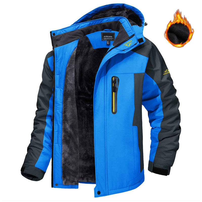Winter Long Sleeved Windproof Ski Jacket Down Winter Long Sleeved Windproof Ski Jacket Down