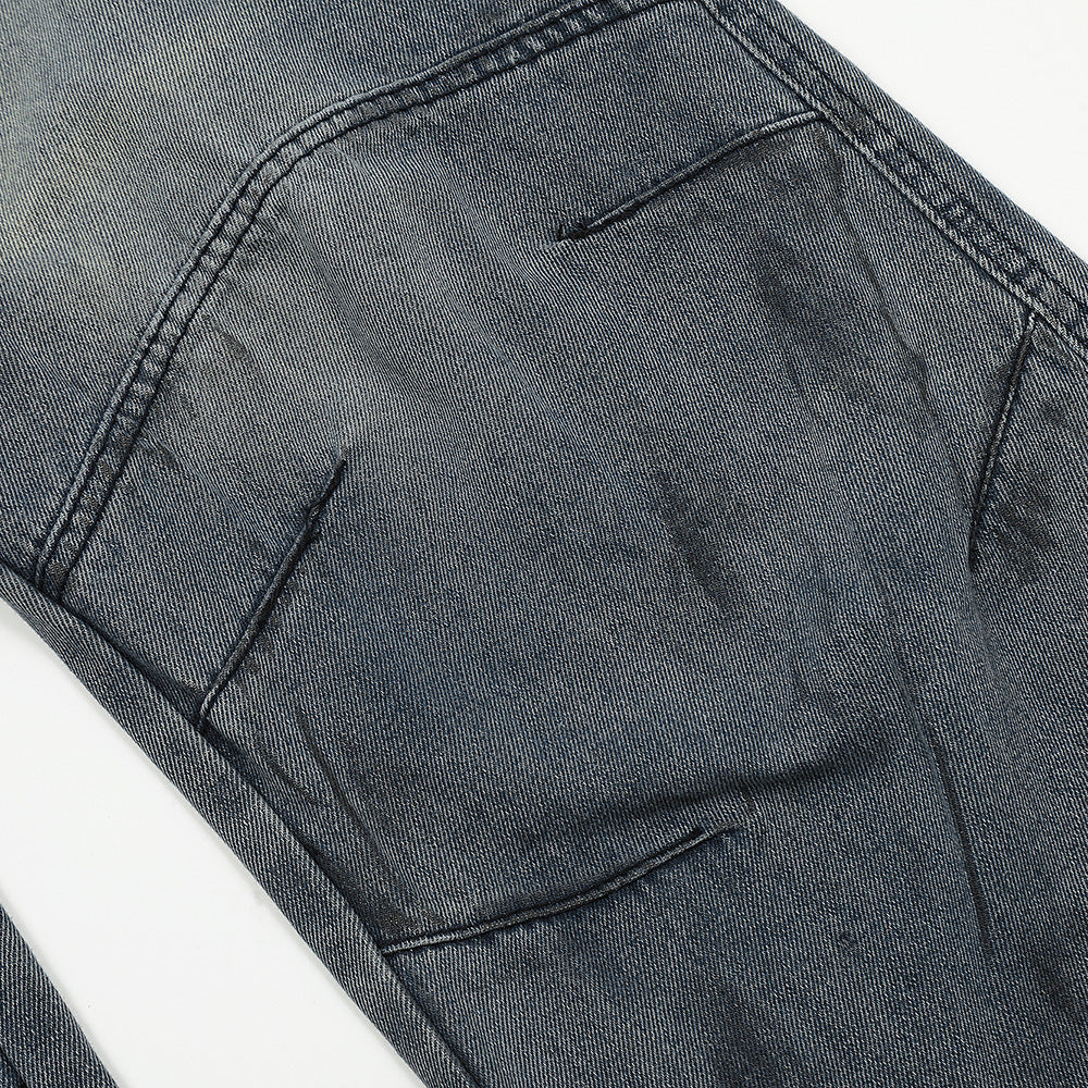Fashion Painting Splash Ink Pressure Line Jeans Men Fashion Painting Splash Ink Pressure Line Jeans Men