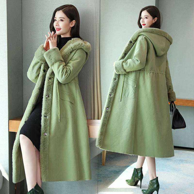 Winter Cotton-padded Jacket Fur Coat Women Winter Cotton-padded Jacket Fur Coat Women