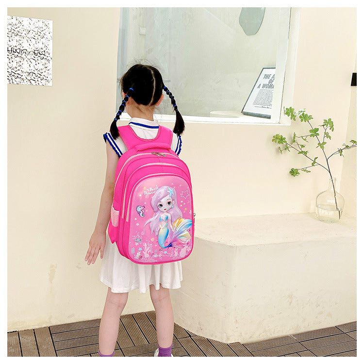 Cartoon Breathable Burden-reducing Children's Backpack Cartoon Breathable Burden-reducing Children's Backpack
