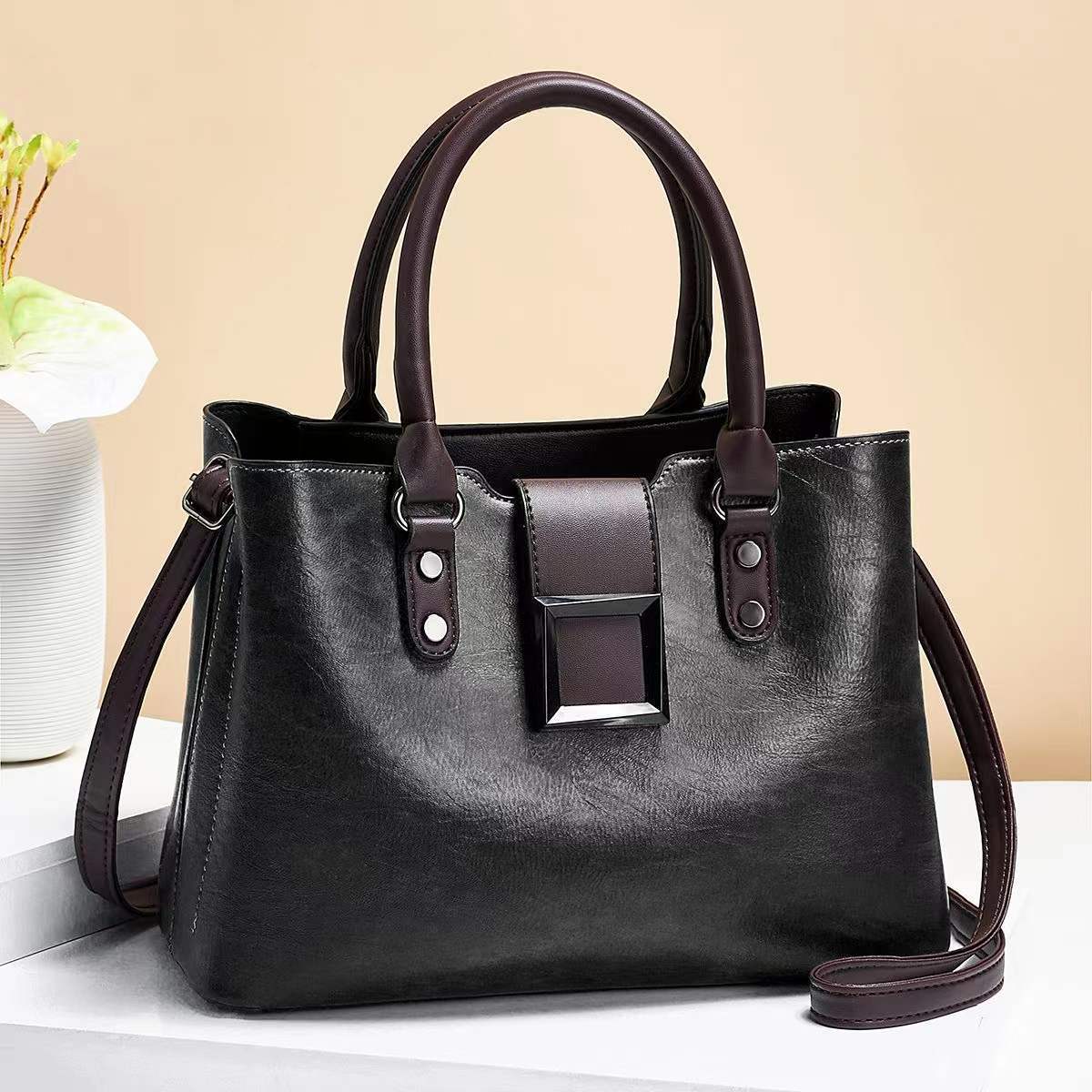 Women Shoulder Bag Big Buckle Handbags Work Daily Office Crossbody Bags Women Shoulder Bag Big Buckle Handbags Work Daily Office Crossbody Bags