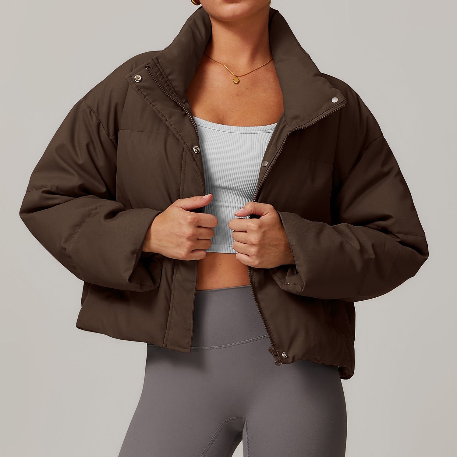 Winter New Warm Down Jacket Comfortable All-match Long Sleeve Winter New Warm Down Jacket Comfortable All-match Long Sleeve