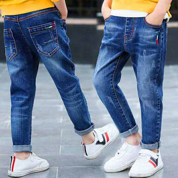Boys Jeans Autumn And Winter New One-piece Velvet Boys Jeans Autumn And Winter New One-piece Velvet