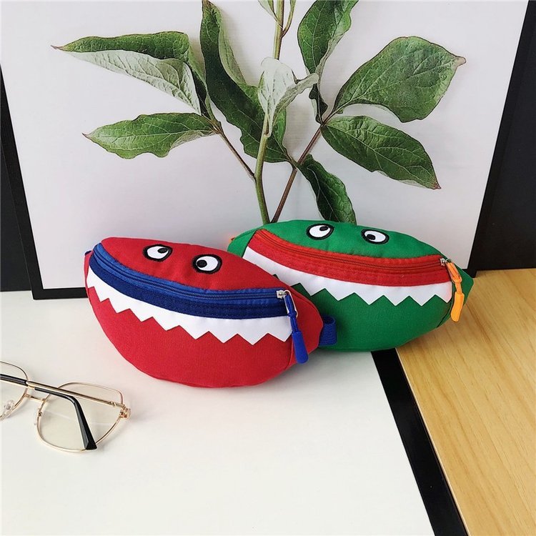 Cartoon Children's Canvas Embroidered Crossbody Bag Cartoon Children's Canvas Embroidered Crossbody Bag