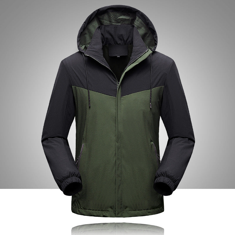 Men Stitching Trendy Elastic Casual Jacket Men Stitching Trendy Elastic Casual Jacket