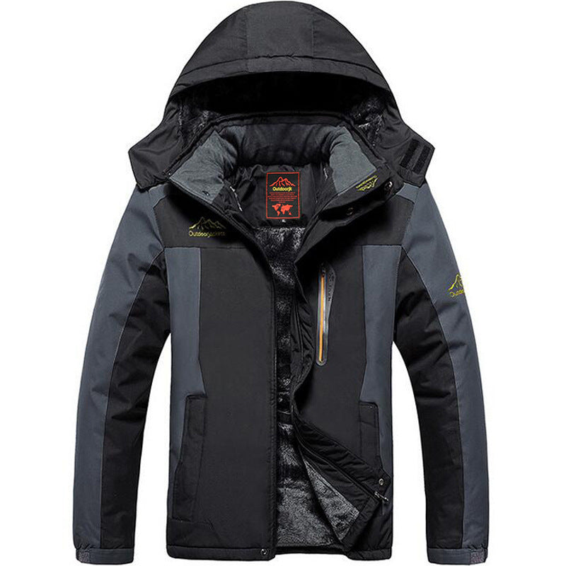 Outdoor Winter Plus Size Men's Assault Jacket Fleece Lined Padded Warm Keeping Outdoor Winter Plus Size Men's Assault Jacket Fleece Lined Padded Warm Keeping