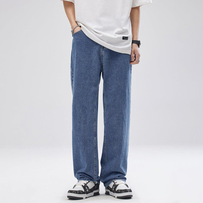 Fashion Personality New Wide Leg Jeans Men Fashion Personality New Wide Leg Jeans Men