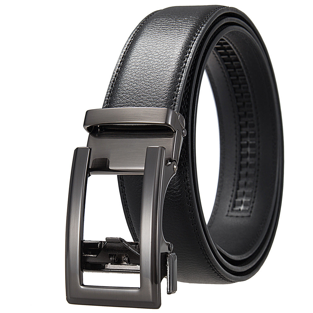 Antique Cowhide Men's Leather Belt Casual Business Comfort Click Belt Antique Cowhide Men's Leather Belt Casual Business Comfort Click Belt