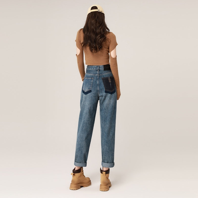 Autumn And Winter High Waist Harem Jeans Women Autumn And Winter High Waist Harem Jeans Women