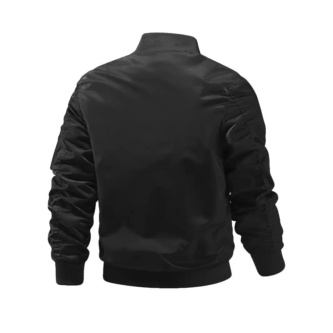Mens Jacket New Spring Autumn Male Baseball Jackets Pilot Men Outwear Coat Zipper Men's Uniform Mens Jacket New Spring Autumn Male Baseball Jackets Pilot Men Outwear Coat Zipper Men's Uniform