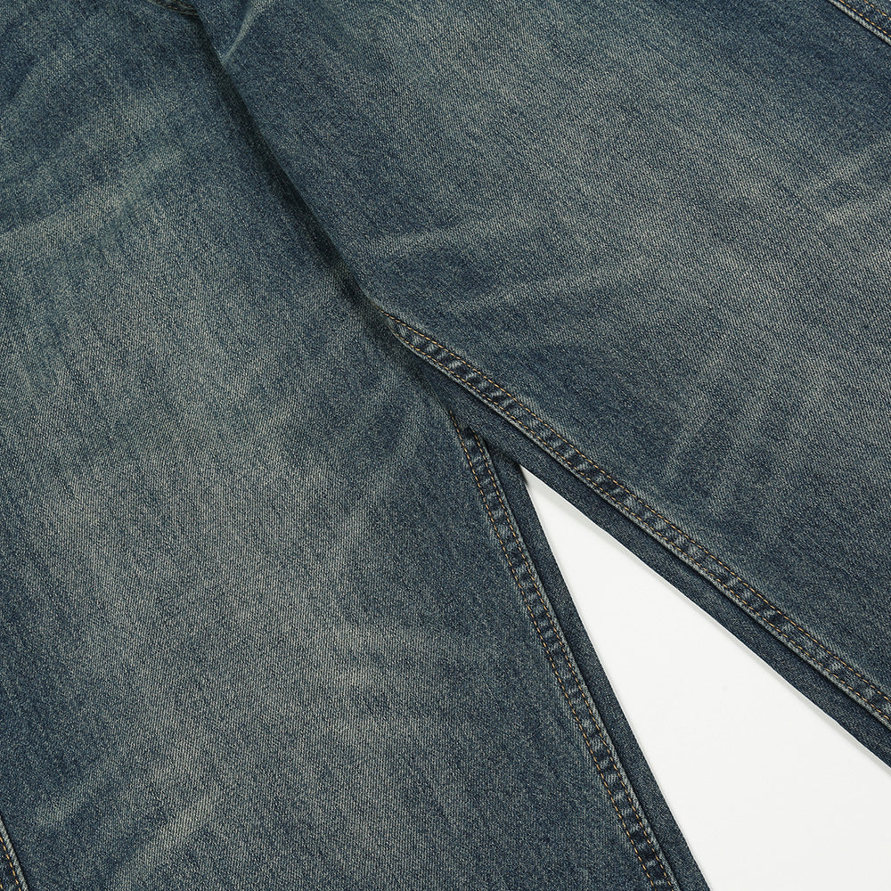 Fashion American Retro Washed Jeans Men Fashion American Retro Washed Jeans Men