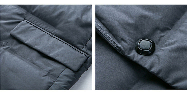 Winter Men's Suit Detachable Scarf Collar Casual Down Jacket Winter Men's Suit Detachable Scarf Collar Casual Down Jacket
