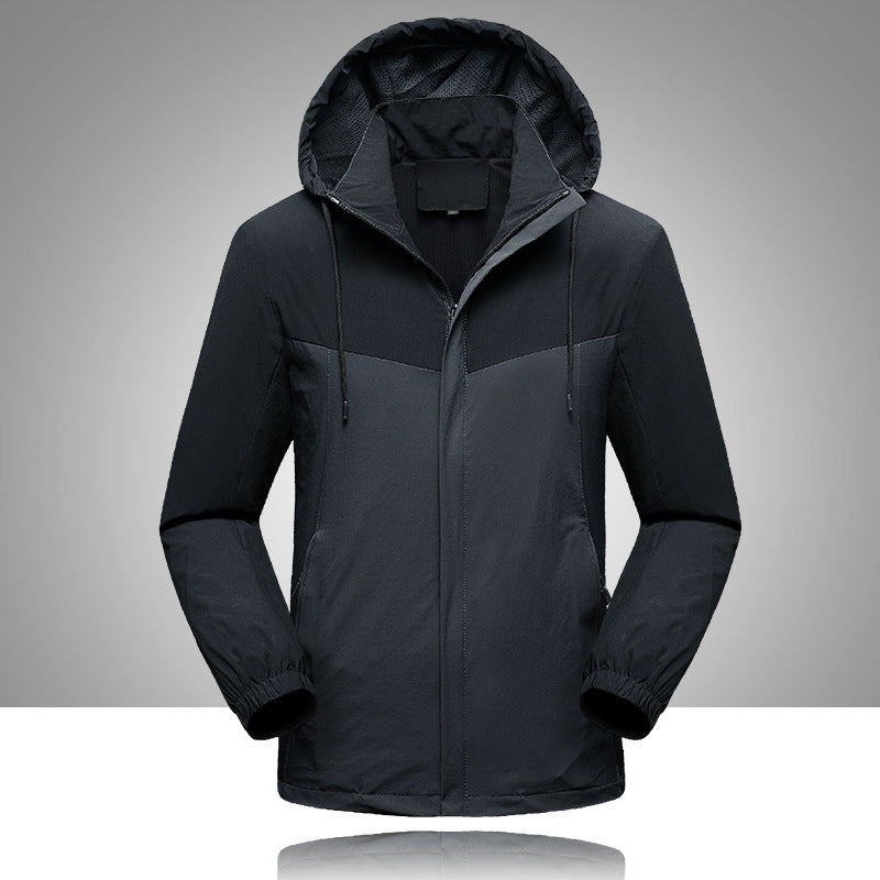 Men Stitching Trendy Elastic Casual Jacket Men Stitching Trendy Elastic Casual Jacket