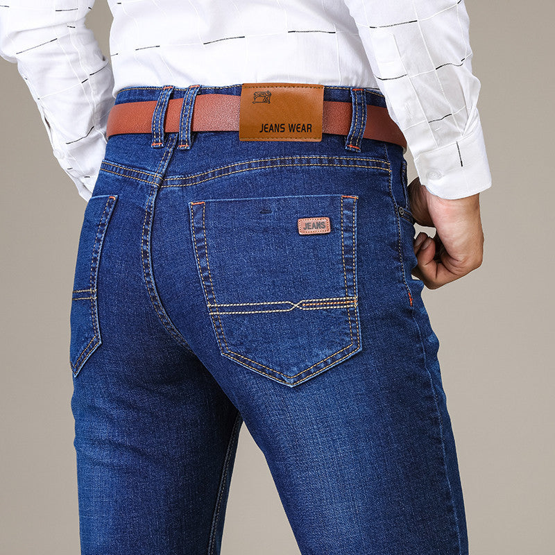 Men's Stretch Slim Straight Business Casual Jeans Men's Stretch Slim Straight Business Casual Jeans