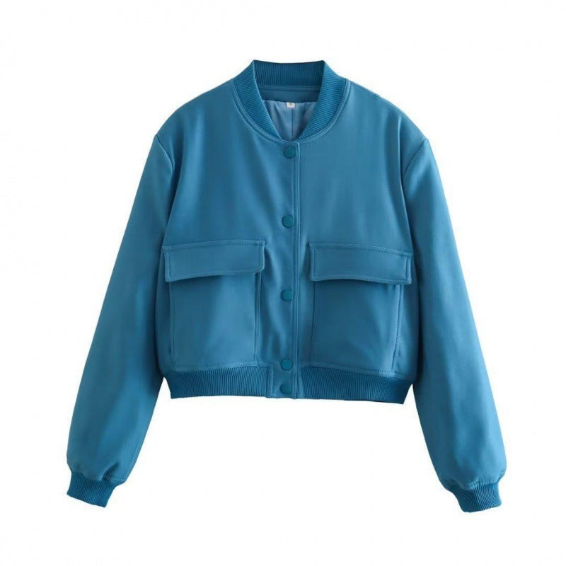 Fashion Jacket Stand Collar Coat For Women Fashion Jacket Stand Collar Coat For Women