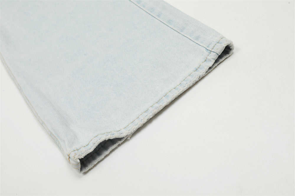 Fashion Personality Multi-pocket Workwear Jeans Men Fashion Personality Multi-pocket Workwear Jeans Men