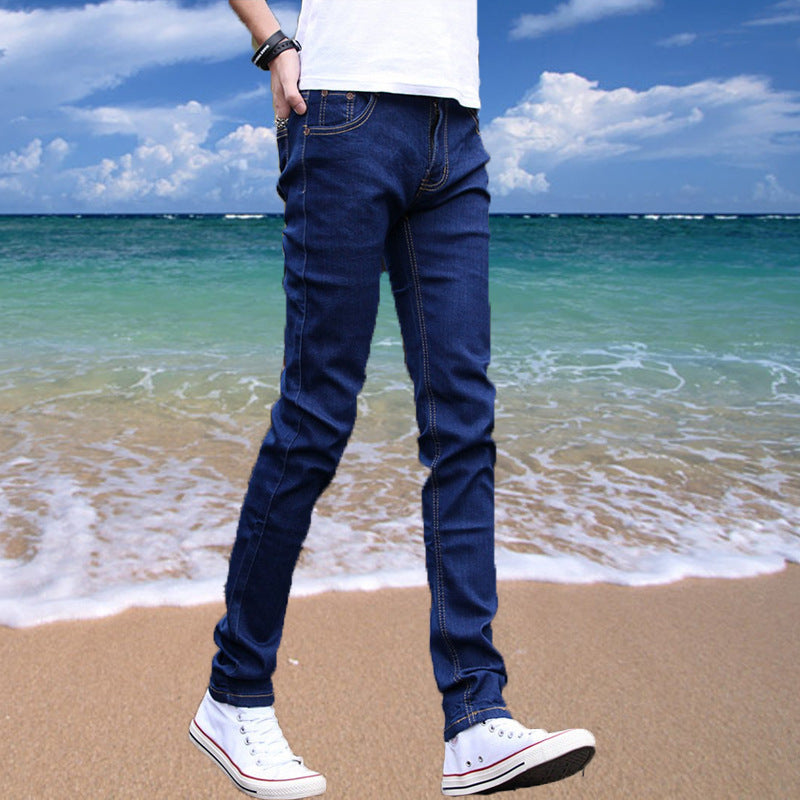 Thin Men's Jeans Loose Skinny Casual Thin Men's Jeans Loose Skinny Casual