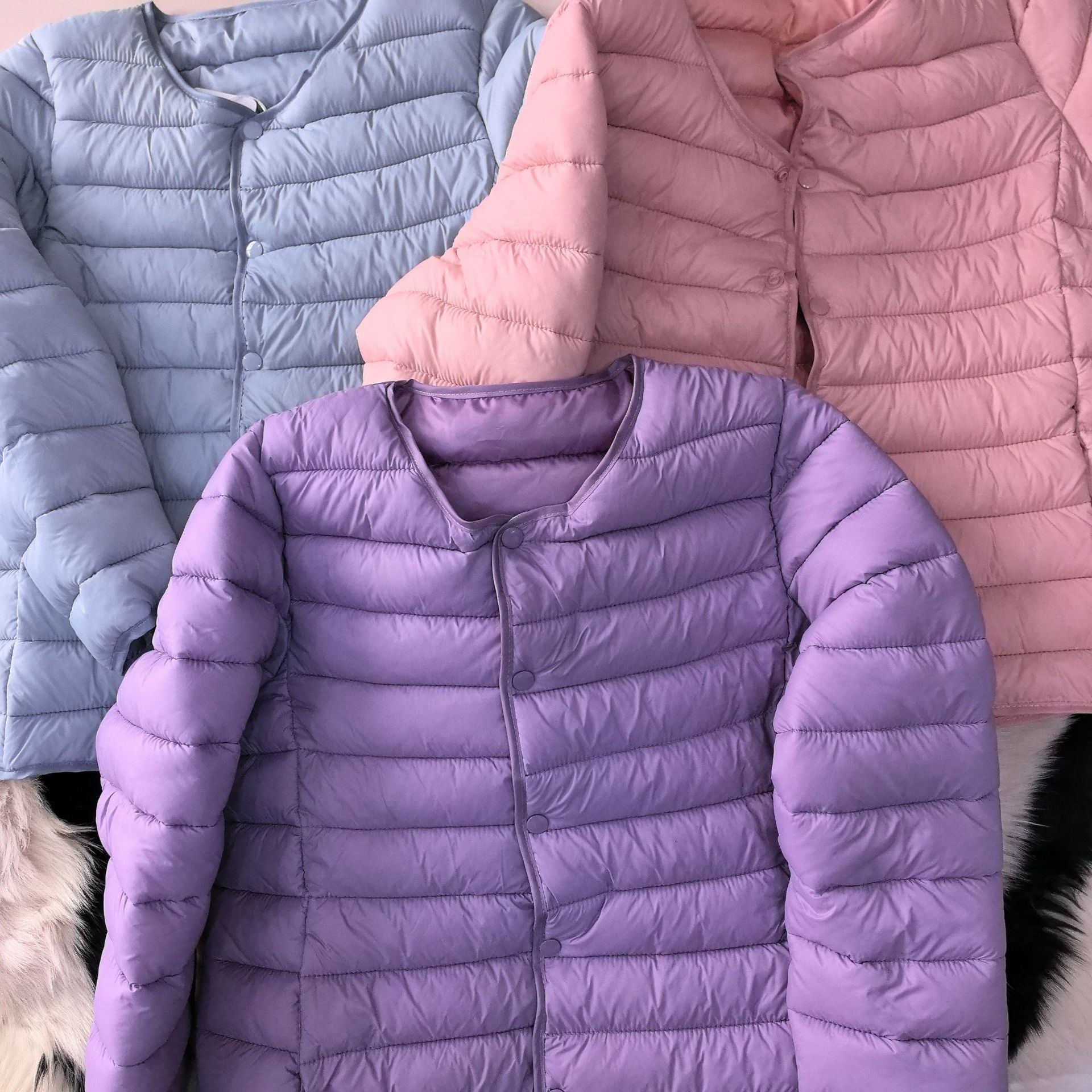 Thin Liner Cotton-padded Jacket Single-breasted Jacket Inner Cotton-padded Jacket Thin Liner Cotton-padded Jacket Single-breasted Jacket Inner Cotton-padded Jacket