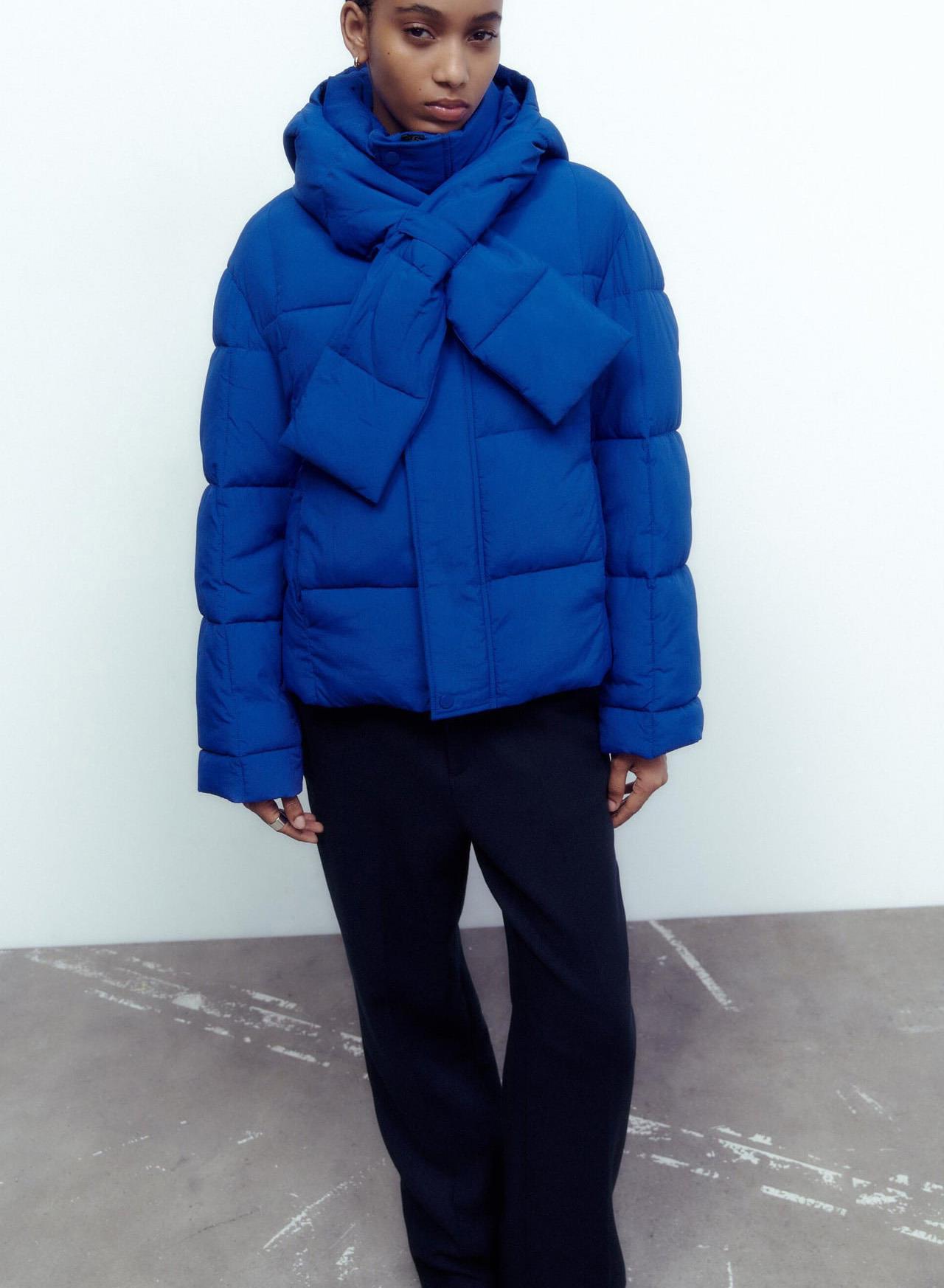 Warm Detachable Cotton With Scarf Jacket Women Warm Detachable Cotton With Scarf Jacket Women