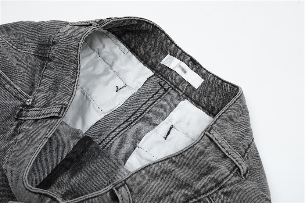 Trendy Multi-pocket Stitching Jeans For Men Trendy Multi-pocket Stitching Jeans For Men
