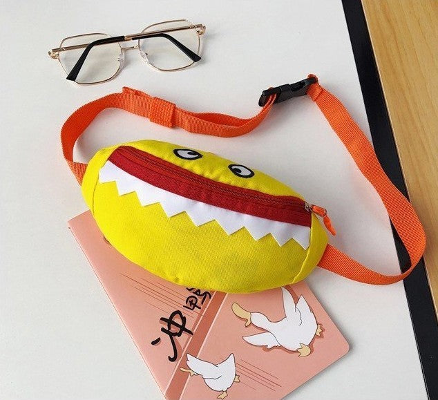 Cartoon Children's Canvas Embroidered Crossbody Bag Cartoon Children's Canvas Embroidered Crossbody Bag