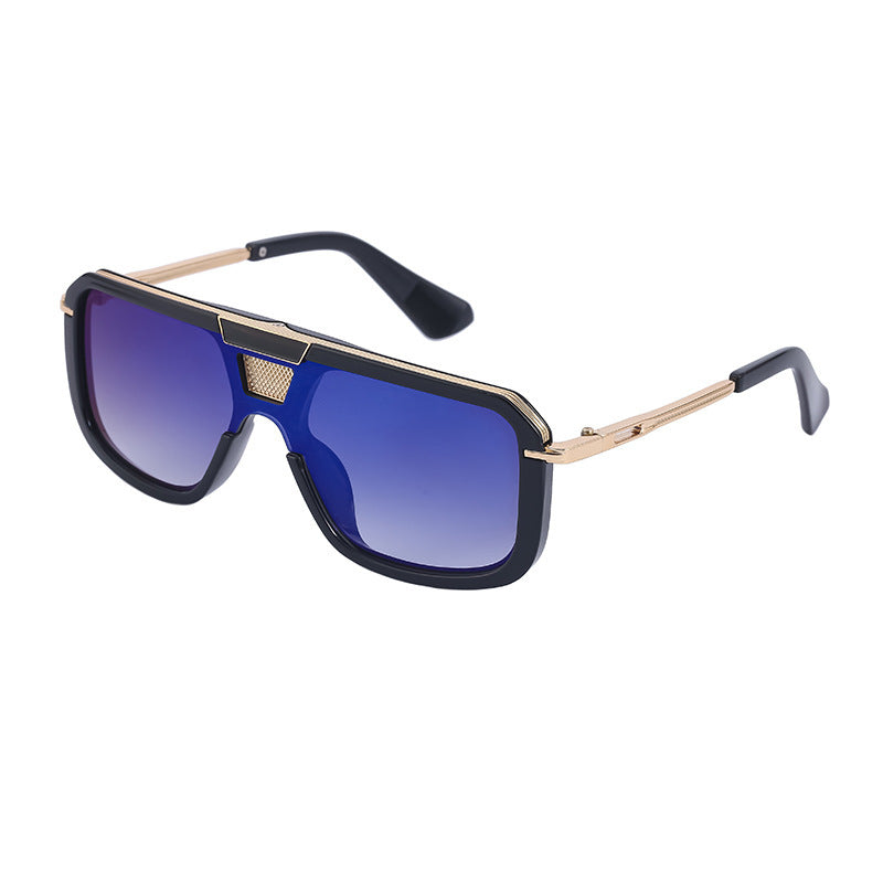 Retro Square Sun Men's European And American Large Frame Sunglasses Women Retro Square Sun Men's European And American Large Frame Sunglasses Women