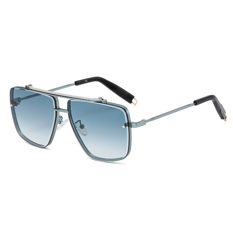 Twin-beam Metal Sunglasses For Men Twin-beam Metal Sunglasses For Men