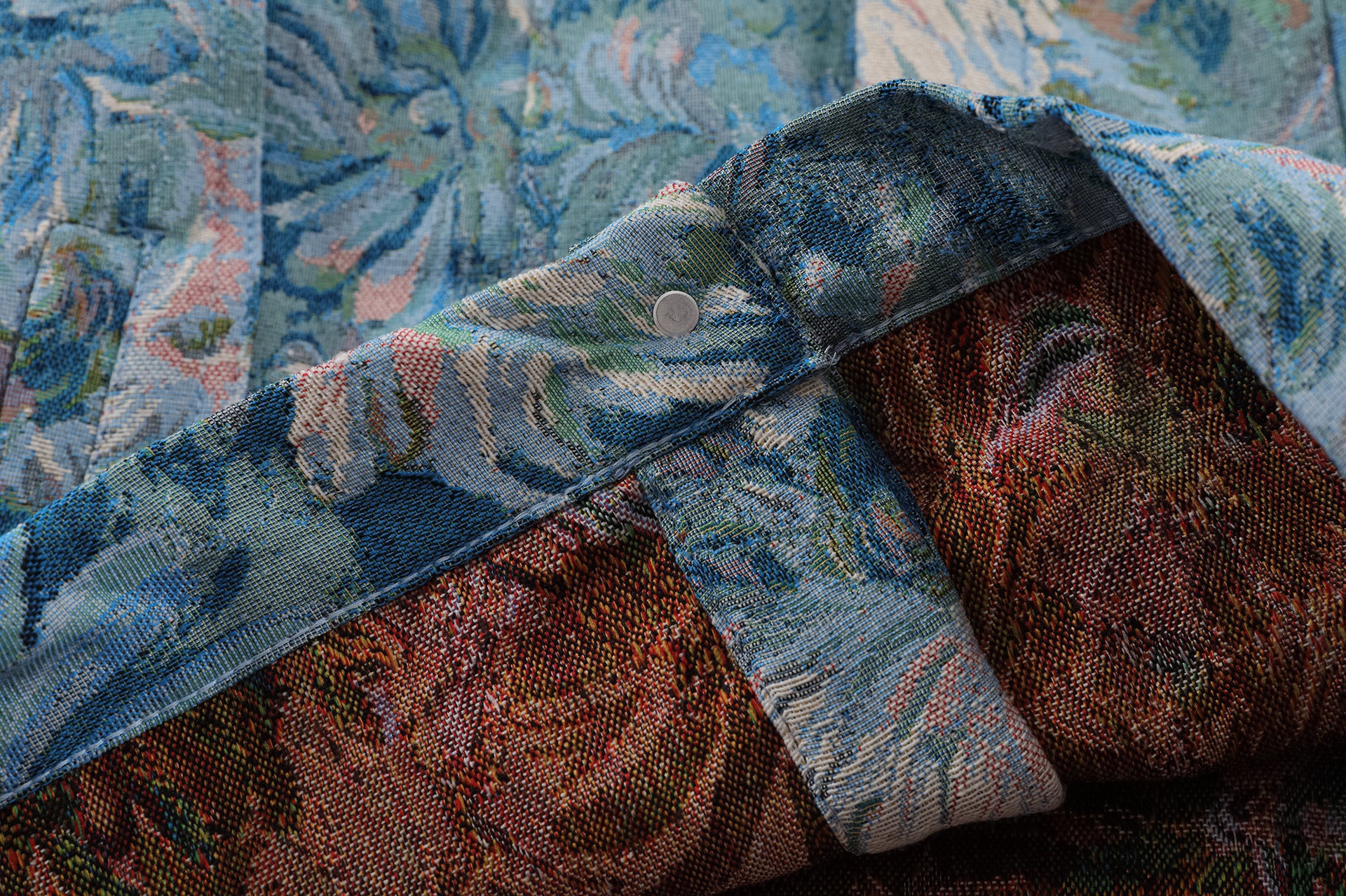 Creative Floral Denim Men Autumn Loose Men's And Women's Jackets Creative Floral Denim Men Autumn Loose Men's And Women's Jackets