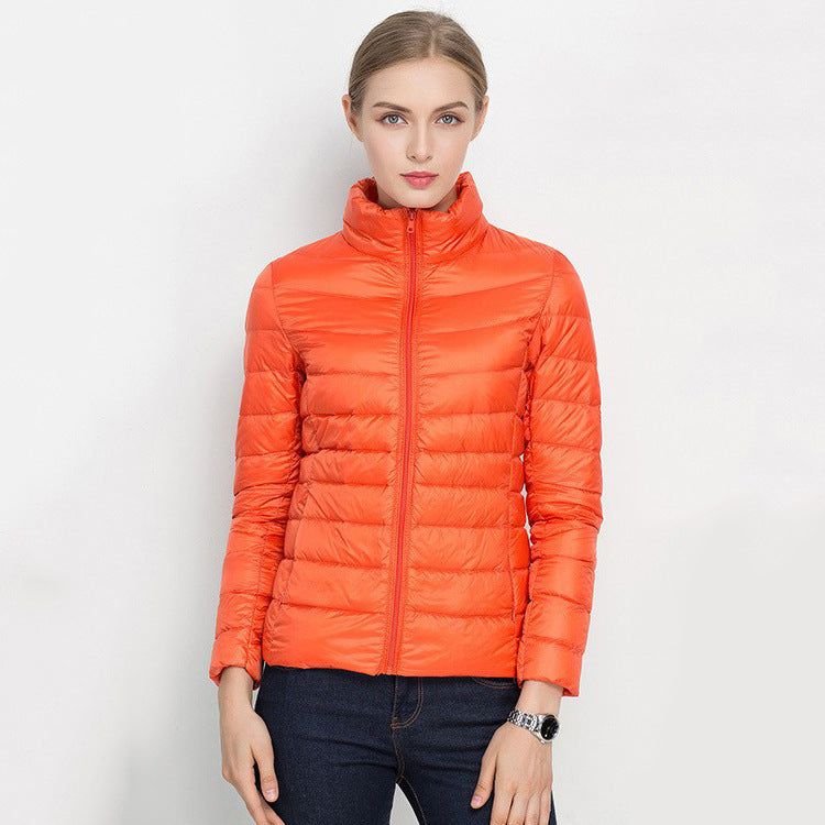 Standing Collar Slim Down Jacket Standing Collar Slim Down Jacket
