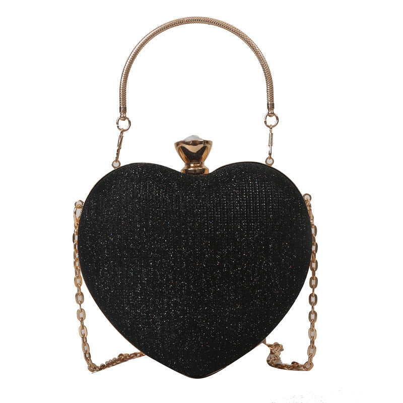 Banquet Bag Love Chain Shoulder Crossbody Handbag Valentines Day Outfit Banquet Bag Love Chain Shoulder Crossbody Handbag Valentines Day Outfit