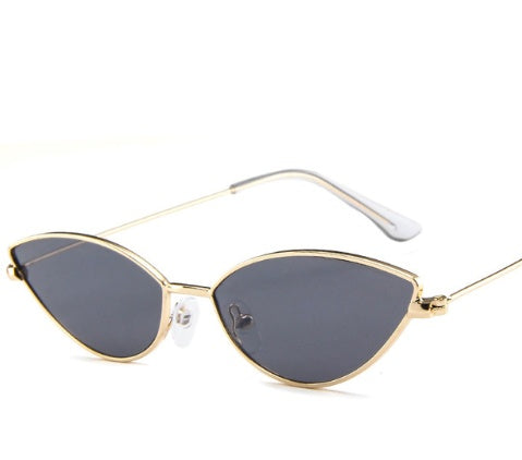 New Cute Sexy Sunglases Retro Cat Eye Sunglasses Women Metal Triangle Vintage Cateye Sun Glasses Female New Cute Sexy Sunglases Retro Cat Eye Sunglasses Women Metal Triangle Vintage Cateye Sun Glasses Female