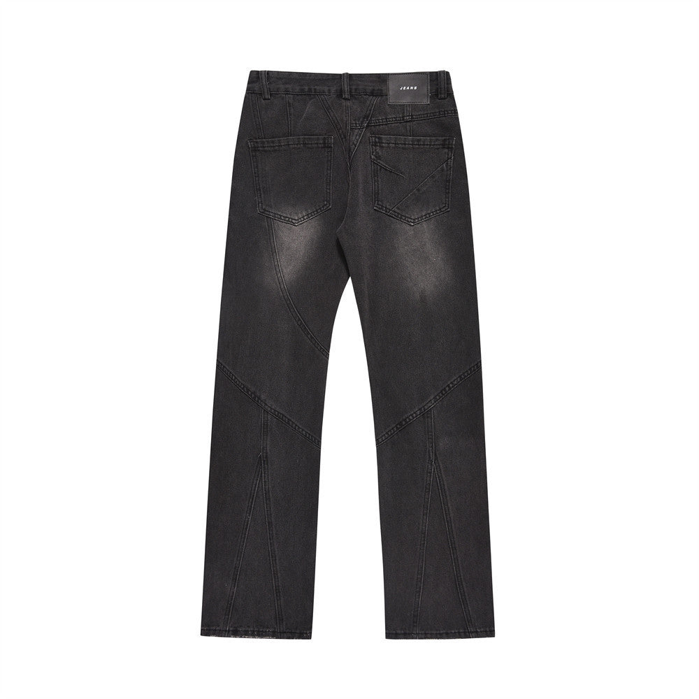 Fashion High Street Washed Jeans Men Fashion High Street Washed Jeans Men