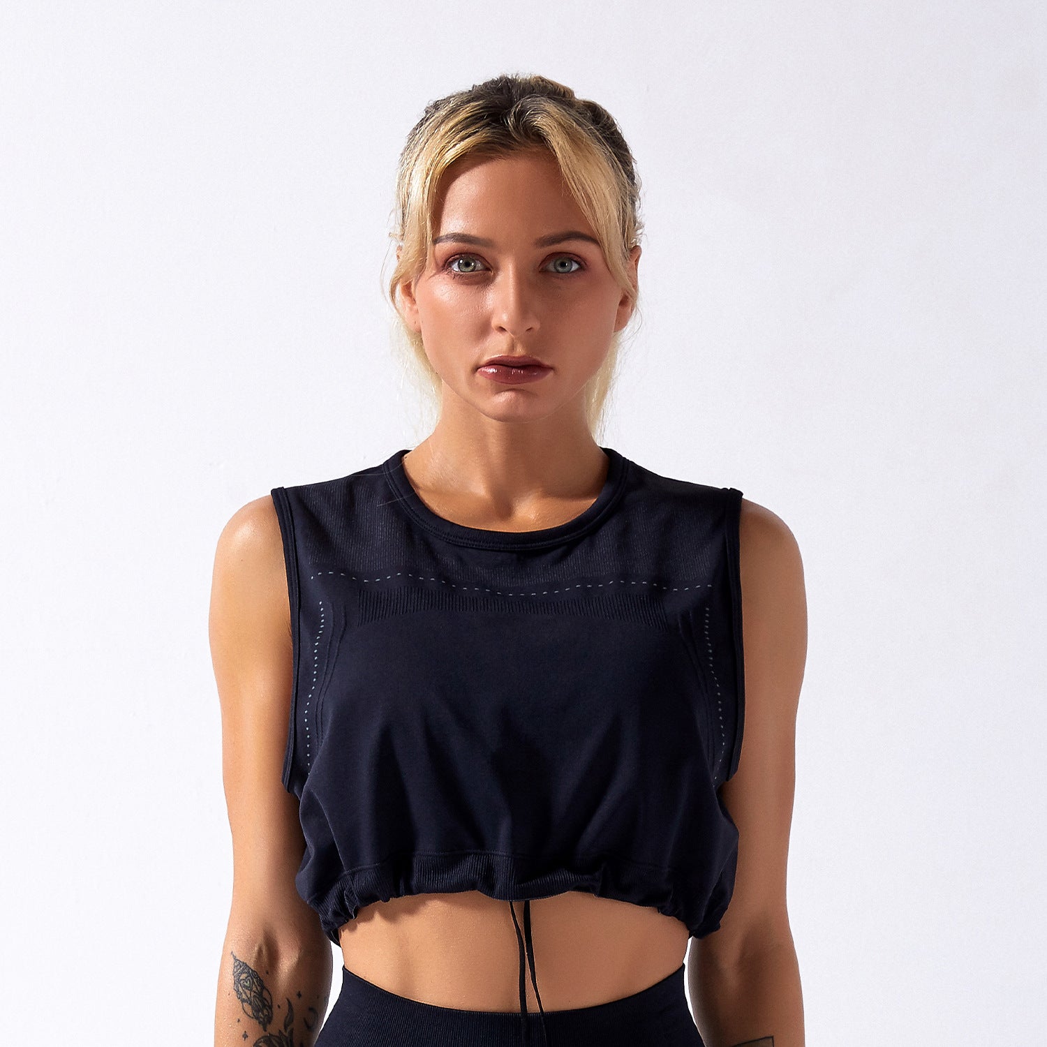 Sports top women seamless gym loose yoga vest Sports top women seamless gym loose yoga vest