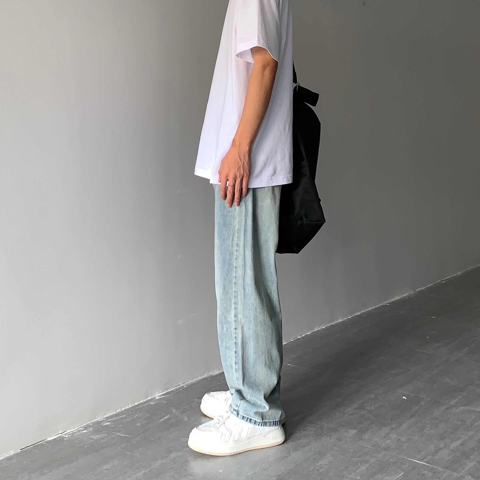 Wide-leg Jeans Men And Women Wide-leg Jeans Men And Women