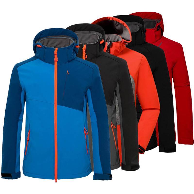 Men's outdoor mountaineering storm suit windbreaker soft shell suit Men's outdoor mountaineering storm suit windbreaker soft shell suit