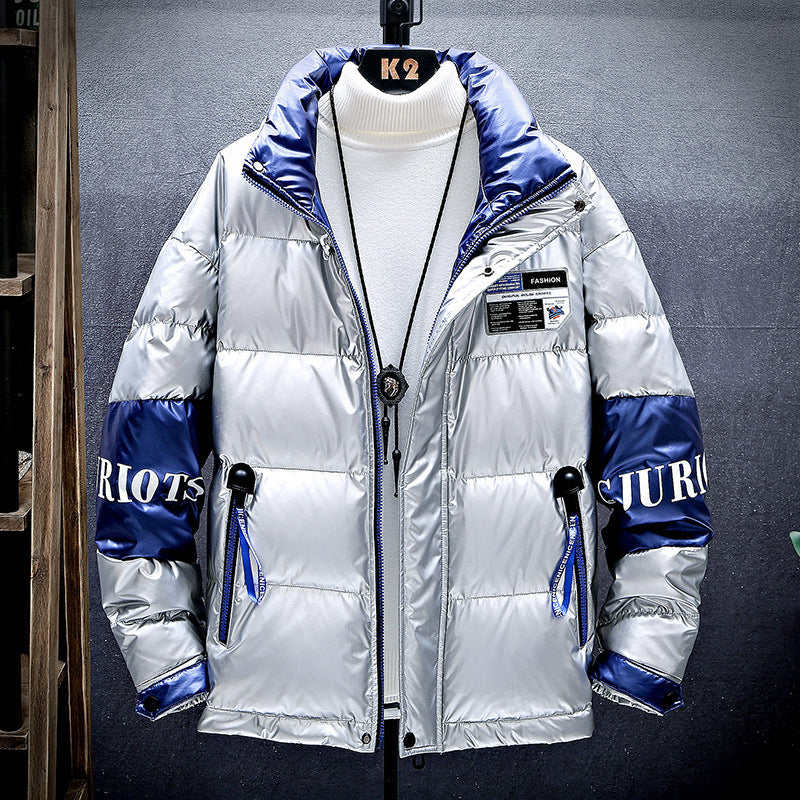 Winter new trendy brand bright face thick cotton clothes Korean version Winter new trendy brand bright face thick cotton clothes Korean version