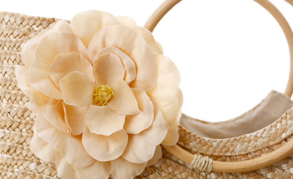 Straw bag beach bag handbag Straw bag beach bag handbag