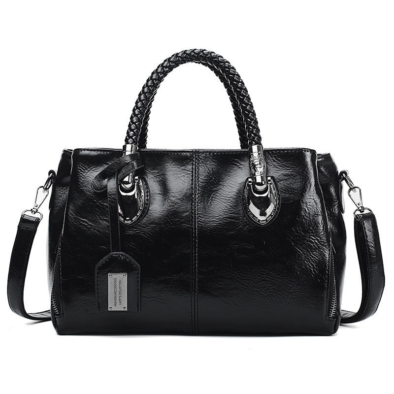 Vintage Oil Wax leather luxury handbags Women Bags Vintage Oil Wax leather luxury handbags Women Bags