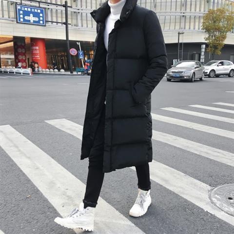 Over the knee down jacket men's long coat Over the knee down jacket men's long coat