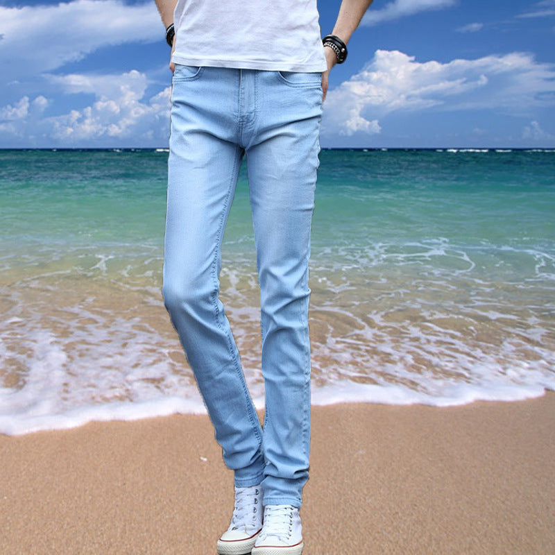 Thin Men's Jeans Loose Skinny Casual Thin Men's Jeans Loose Skinny Casual
