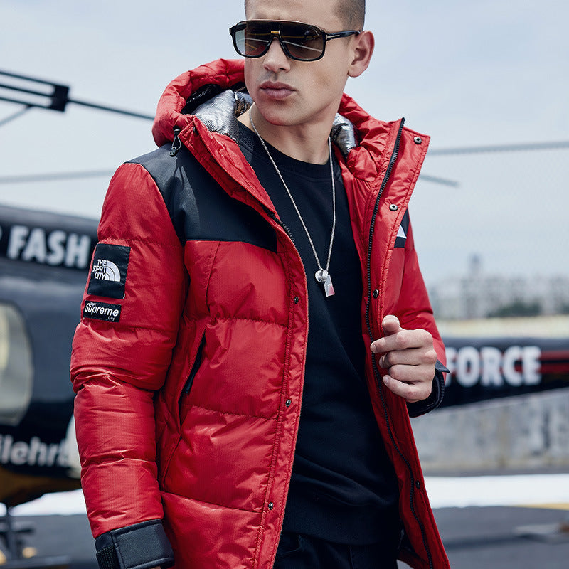 Loose Casual Thick Down Padded Jacket Men Loose Casual Thick Down Padded Jacket Men
