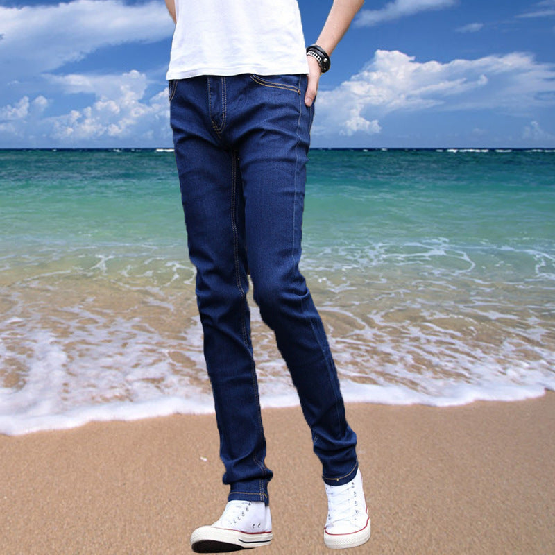 Thin Men's Jeans Loose Skinny Casual Thin Men's Jeans Loose Skinny Casual