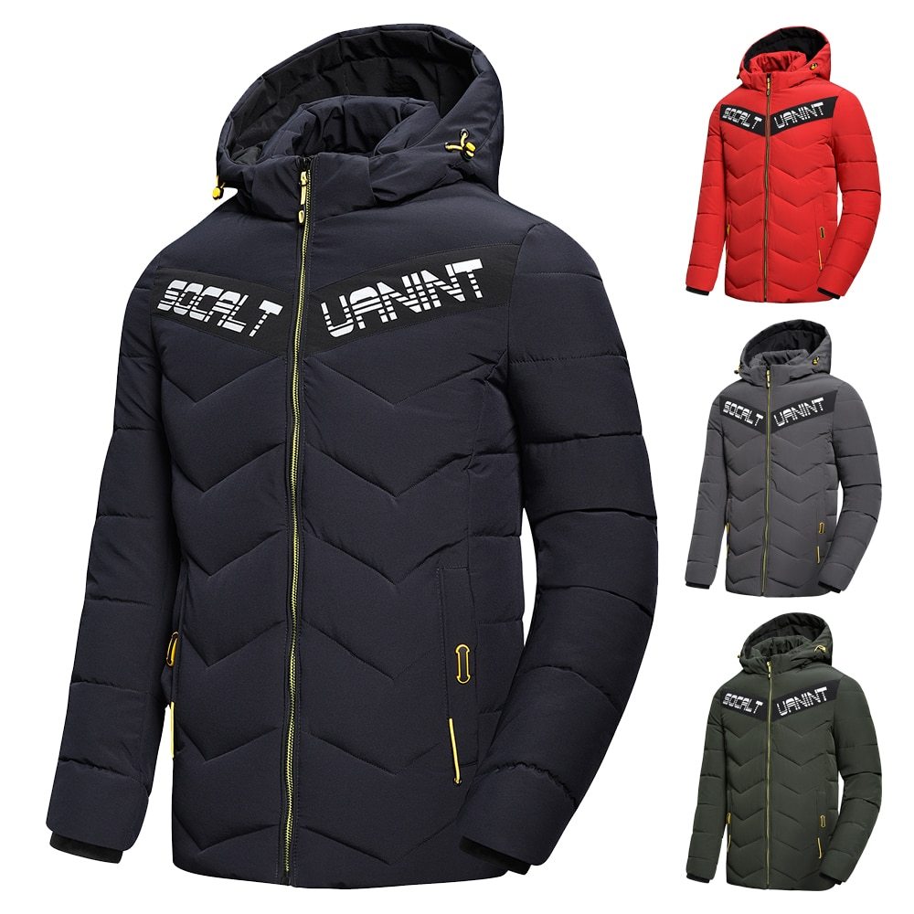 Casual hooded down jacket Casual hooded down jacket