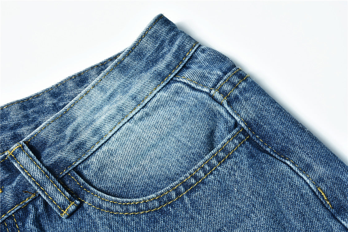 Ripped jeans personality women Ripped jeans personality women