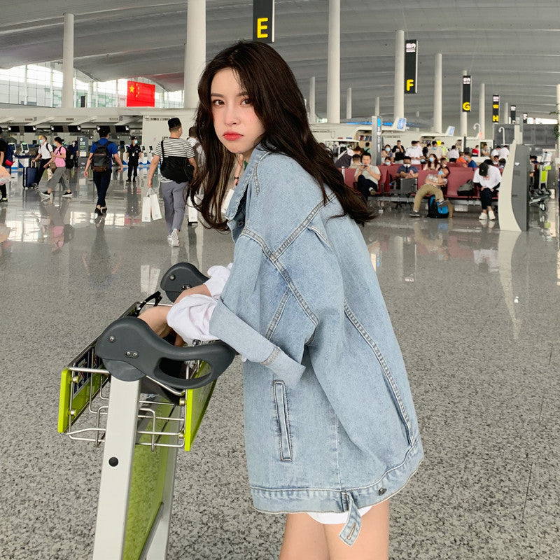 Half-sleeve Denim Jacket Women Loose Tide Half-sleeve Denim Jacket Women Loose Tide