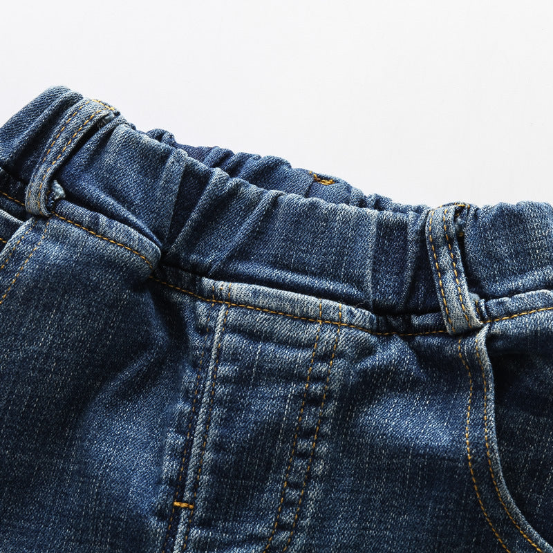 Boys jeans new spring and autumn style Korean style trend Boys jeans new spring and autumn style Korean style trend
