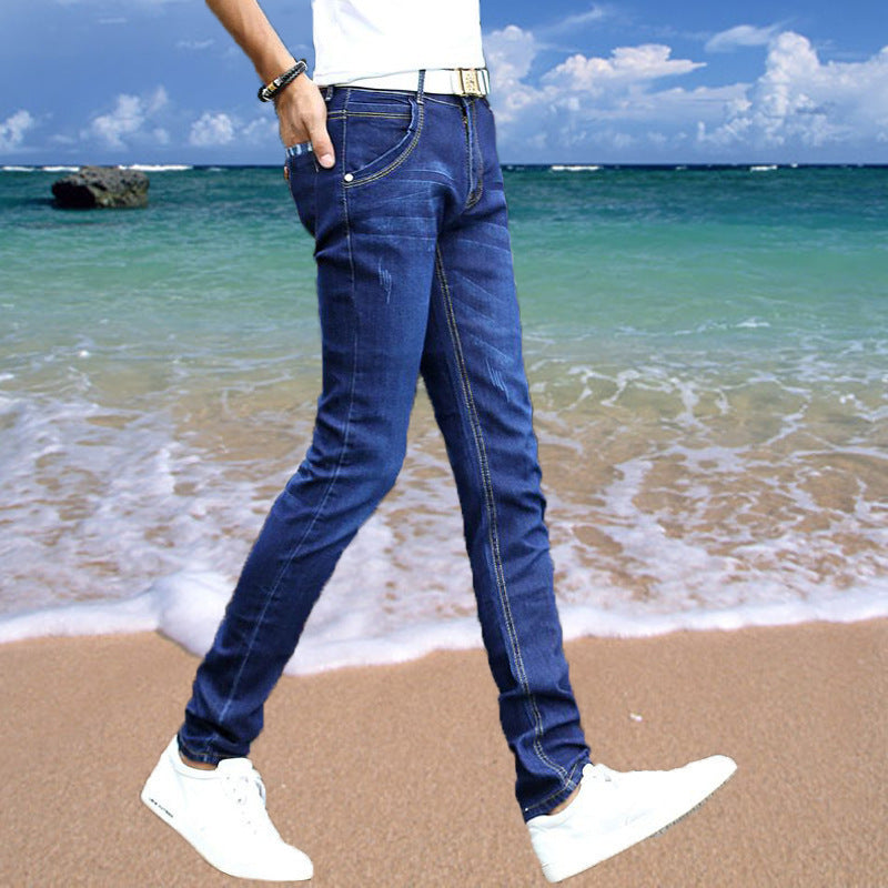 Thin Men's Jeans Loose Skinny Casual Thin Men's Jeans Loose Skinny Casual